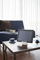 Square Siliconen Tablethouder - Wit - thumbnail