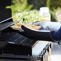 Lange handschoenen uit katoen en aluminiumisolatie zwart 40 cm BBQ Barbecook - Barbecook - thumbnail