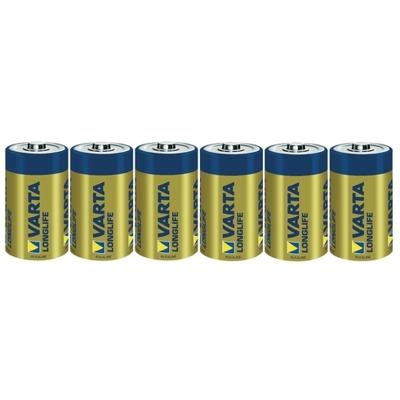 Varta LONGLIFE D Folie 6 D batterij (mono) Alkaline 1.5 V 15800 mAh 6 stuk(s)
