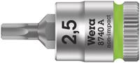 Wera 8740 A Zyklop Bit/dop-combinatie met Vasthoudfunctie met 1/4" Aandrijving, 2,5 x 28 mm - 1 stuk(s) - 05003331001 - thumbnail