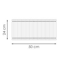 Papieren Gevouwen Lampenkap - Cilindrisch - White - ø50 x 25 cm - E27 fitting - Voor Staande Lamp - Ontworpen voor woonkamer en eetkamer - thumbnail