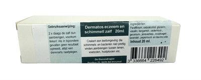 DIERENDROGIST DERMATOS ECZEEM/SCHIMMELZALF 20 GR DIERENDROGIST DERMATOS ECZEEM/SCHIMMELZALF 20 GR