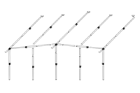 Dorema Frame Voortent Staal EasyGrip 28mm diepte 270/300 - thumbnail