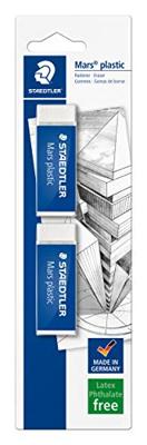 Staedtler gom Mars Plastic blister van 2 stuks