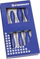 Promat/Tecwerk Schroevendraaierset | 6-delig sleuf / PH | 3-componentengreep | ronde kling - 4000827127 - thumbnail