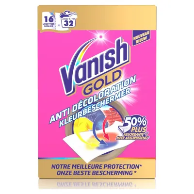 Vanish Oxi Action Kleurbeschermer Gold - 16 stuks