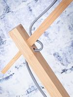 GOOD&MOJO Vloerlamp 'Andes' Bamboe en Eco linnen, 176cm, kleur Beige - thumbnail