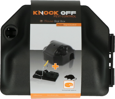 Knock Pest Voerdoos Muis incl. Sleutel + Muizenklem