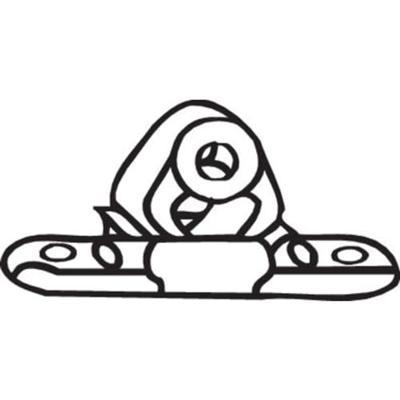 Aanslagrubber, demper 255025