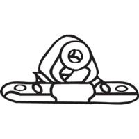 Aanslagrubber, demper 255025 - thumbnail