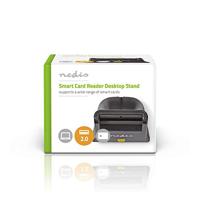 Nedis CRDRU2SM3BK Smartcard Reader Usb 2.0 Desktop Model Black - thumbnail