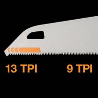 Fiskars pro powertooth handzaag | 550mm | 9tpi | 1062917 1062917 - thumbnail
