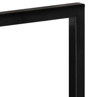 Wandschappen 2 st 25x25x75 cm massief acaciahout en staal - thumbnail