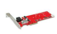 ROLINE PCIe Adapter RAID, 2x M.2+2x SATA - interfacekaarten/adapter (2x M.2+2x SATA) - thumbnail