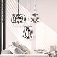 Searchlight Vierkante hanglampSlinky - 7971BK - thumbnail