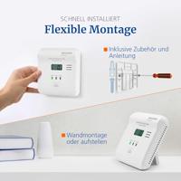 Hekatron KonexXt CO One Koolmonoxidemelder Incl. batterij (10 jaar) werkt op batterijen Detectie van Koolmonoxide - thumbnail
