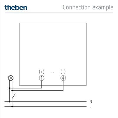Theben BZ 142-1 230V Bedrijfsurenteller analoog