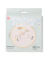 HEMA Borduurset 13x13cm eenhoorn - thumbnail