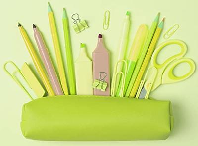 Juscha JU-43142 Pennenetui Alassio Echt Leer Licht Groen 21x6cm