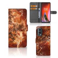 OnePlus Nord 2 5G | Bookcase | Marmer Bruin - thumbnail