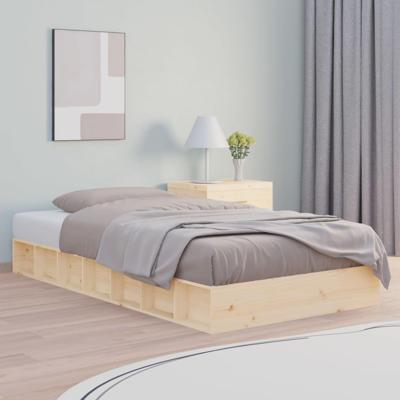 Bedframe massief hout 90x200 cm Bedframe massief hout 90x200 cm