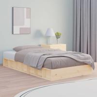 Bedframe massief hout 90x200 cm - thumbnail