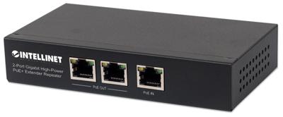Intellinet 561266 PoE-extender 1 GBit/s IEEE 802.3af (12.95 W), IEEE 802.3at (25.5 W) Intellinet 561266 PoE-extender 1 GBit/s IEEE 802.3af (12.95 W), IEEE 802.3at (25.5 W)