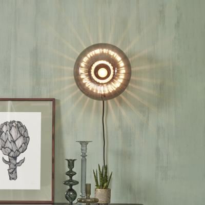 its about RoMi Wandlamp 'Brussels' Glas, 28cm, kleur Antraciet