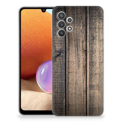 Samsung Galaxy A32 4G | A32 5G Enterprise Editie | Bumper Hoesje | Steigerhout