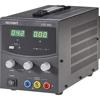 VOLTCRAFT LPS1153 Labvoeding, regelbaar 0 - 15 V/DC 0 - 3 A 45 W Aantal uitgangen: 1 x VOLTCRAFT LPS1153 Labvoeding, regelbaar 0 - 15 V/DC 0 - 3 A 45 W Aantal uitgangen: 1 x