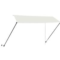 VidaXL Luifel uittrekbaar met led 350x150 cm crème - thumbnail