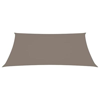 Zonnescherm rechthoekig 3x4 m oxford stof taupe