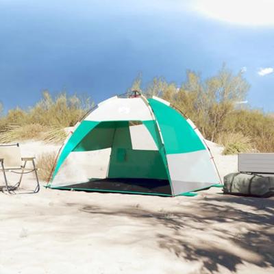 VidaXL Strandtent 2-persoons waterdicht snelontgrendeling zeegroen VidaXL Strandtent 2-persoons waterdicht snelontgrendeling zeegroen