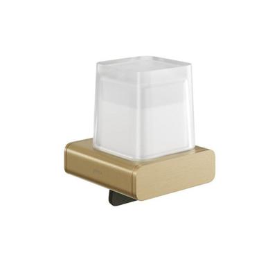 Zeepdispenser Geesa Shift met Gesatineerd Glas 200 ml Goud