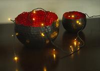 Mini LED kerstverlichting voor binnen 50 lampjes mat warm wit 6 meter - thumbnail