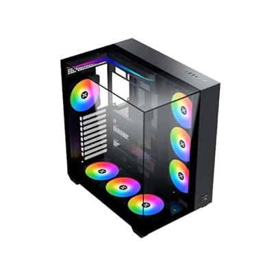 Xigmatek AQUA V Midi-tower PC-behuizing Zwart