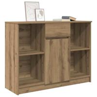 Dressoir lade 101x35x76 cm spaanplaat artisanaal eikenkleurig - thumbnail