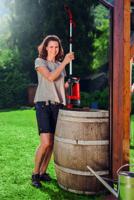 Einhell 4170425 Regenfasspumpe GE-PP 5555 RB-A Dompeldrukpomp 5500 l/h 20 m - thumbnail