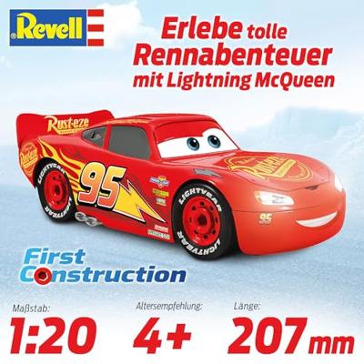 Revell 00920 First-Construction Lightning McQueen Auto (bouwpakket) 1:20