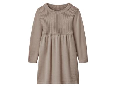 lupilu Gebreide kinderjurk (Beige, 122/128)