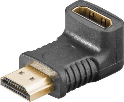 Enzo HDMI haakse adapter 270 graden gold 7580696