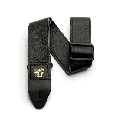 Ernie Ball 4134 Tri-Glide Italian Leather Strap zwart