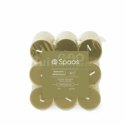 Geurende Clearlights 4.5u x18 Romantic Reflections Spaas - Spaas Geurende Clearlights 4.5u x18 Romantic Reflections Spaas - Spaas