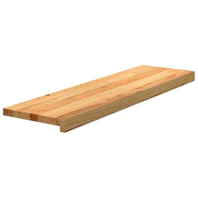 VidaXL Traptreden 4 st 90x25x2 cm massief eikenhout lichtbruin
