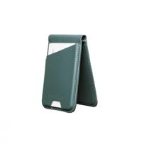 Mujjo Magsafe lederen pasjes houder/stand - Livid Green - thumbnail