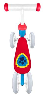 Loopfietsendrager met 4 wielen - PAW PATROL - PAT PATROUILLE - Mijn eerste Baby Walker loopfiets - Blauw en Rood
