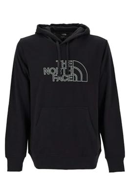 The North Face Drew Peak Light Hoodie Trui Heren TNF Black/Duck Green L