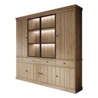 Meubella Buffetkast Vince 4 - Eiken - 240 cm - thumbnail