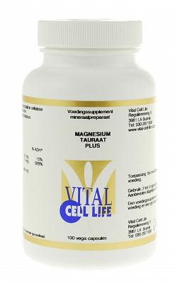 Vital Cell Life Magnesium tauraat plus B6 100 Capsules Vital Cell Life Magnesium tauraat plus B6 100 Capsules