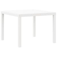 3-delige tuinset met kussens in wit poly rattan - thumbnail